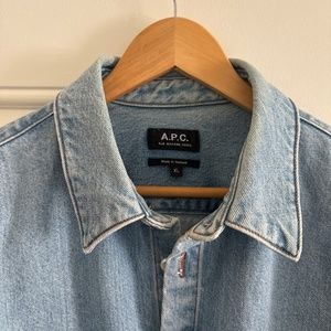 APC denim jacket / shirt jacket XL